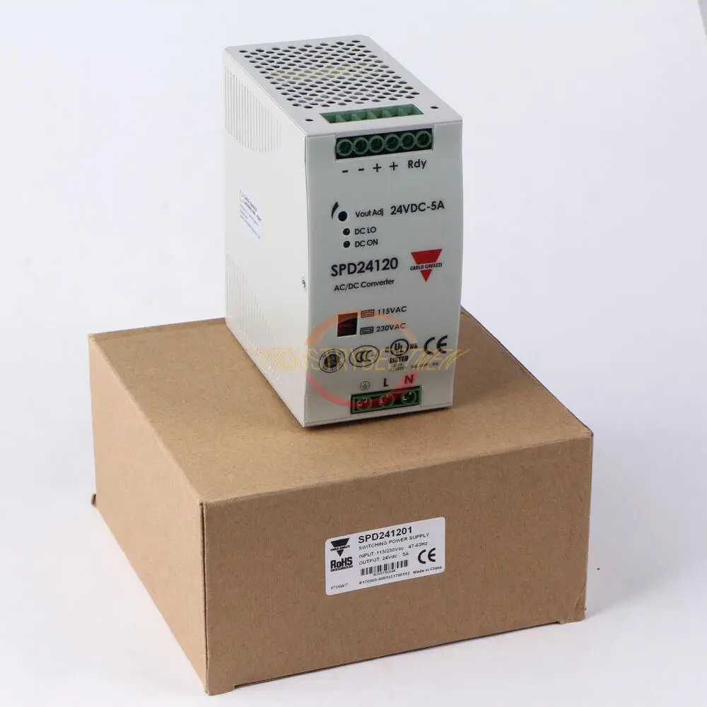 

One New CARLO GAVAZZI Guide type switching power supply SPD24120 24VDC 5A