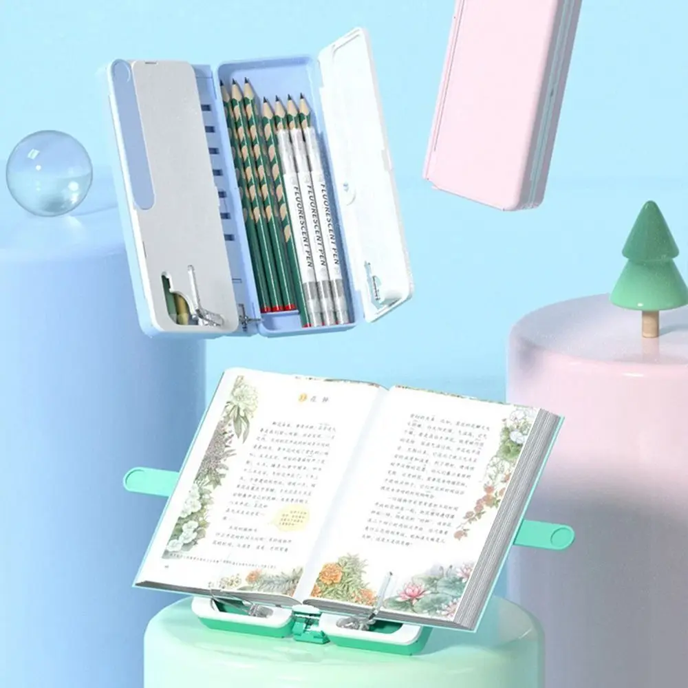 

Office Supplies Student Stationary Laptop Calligraphy Pencil Box Book Stander Books Holder Reading Stander Pencil Case