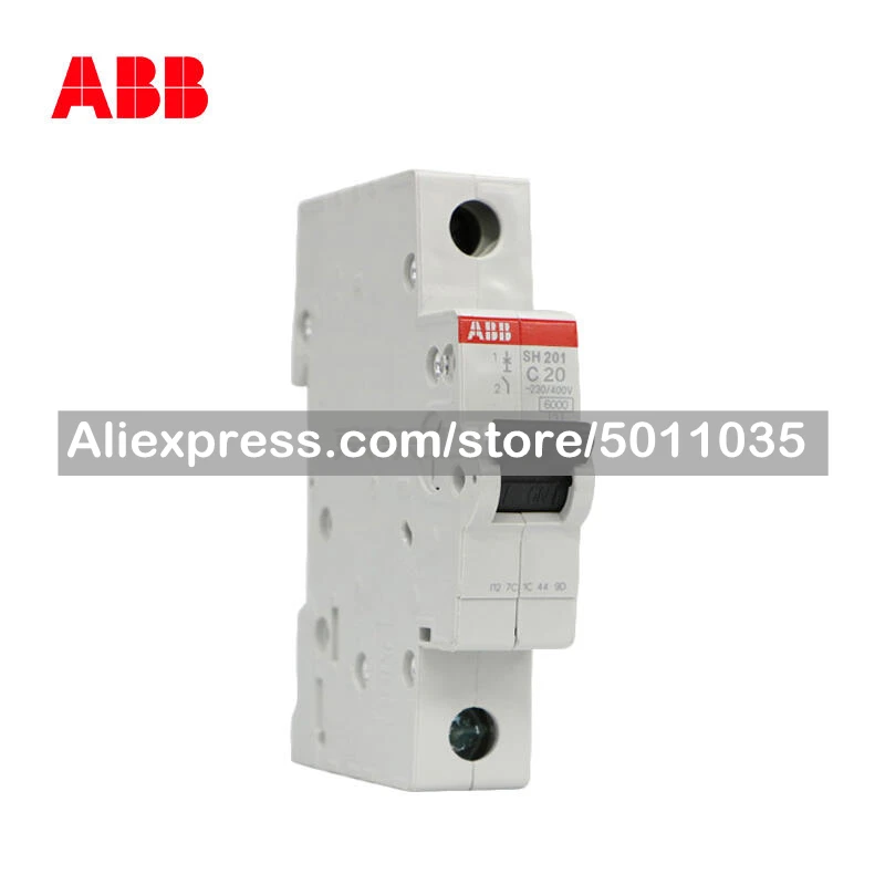 

10104040 ABB SH200 series миниатюрные автоматические выключатели; SH201-D63