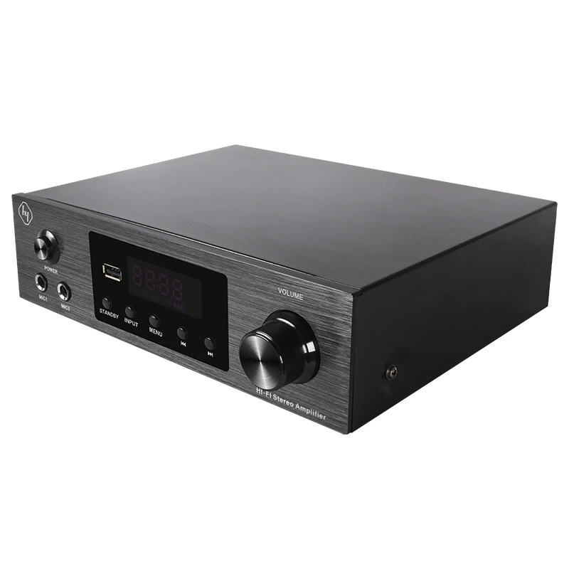 

2021 Portable Mini Size 2.0 Channel Hifi Stereo Audio Karaoke Power Home Theater Amplifier System
