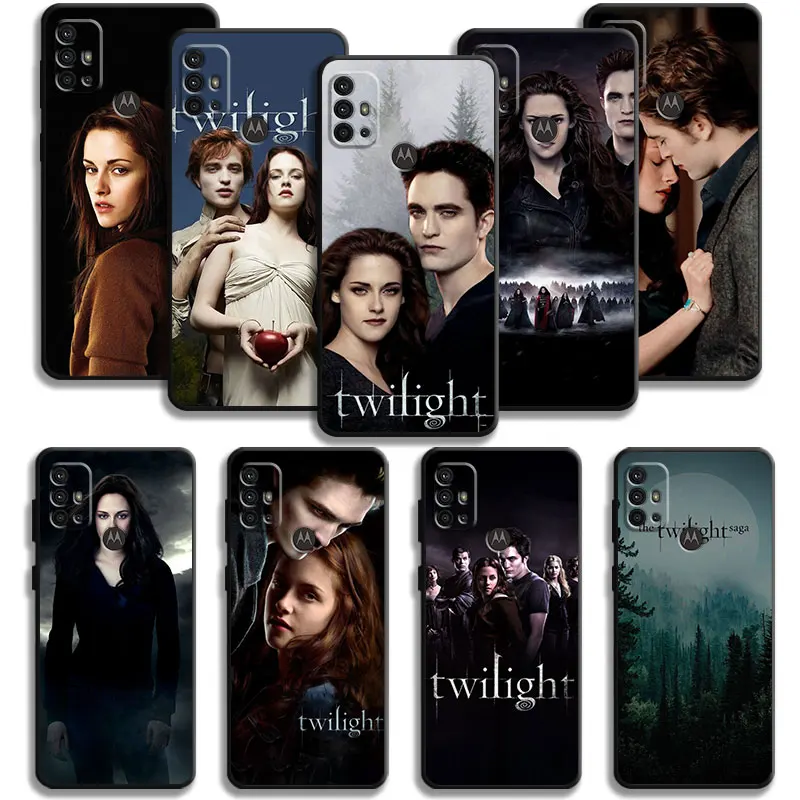 

Twilight TV Johana Edward Cullen Cases For MOTO G9 Play One Fusion G22 G60 G30 Edge 20 Lite G31 G9 Plus G200 5G G9 power G52 G8