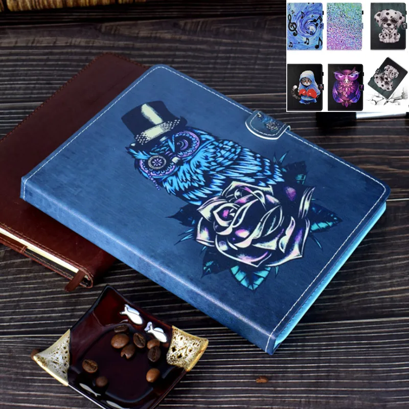 

Stand Case For Lenovo Smart Tab M8 E8 4 3 2 8 PLUS TB-8504F 8704F/X TB3-850F A8-50F/LC S8-50F/LC 8" Tablet Universal Print Cover