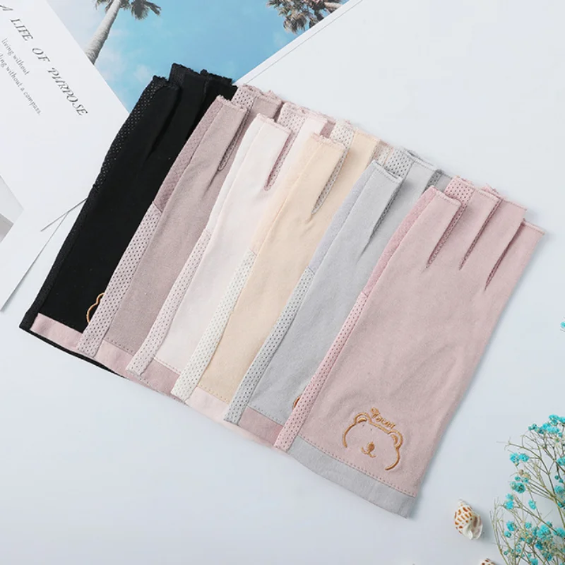 

1 Pair UV Gel Shield Glove Anti UV Nail Gloves Fingerless LED Lamp Nails Dryer Radiation Hand Manicure Nail Art Tools