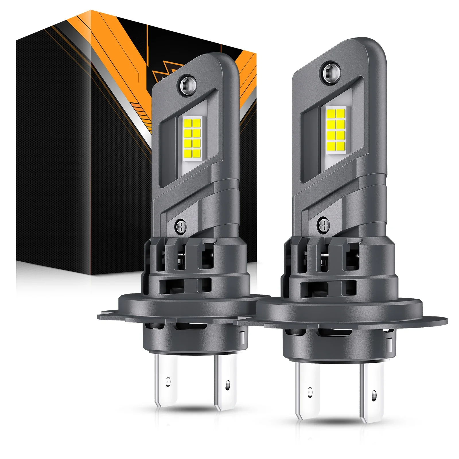 

AUXBEAM 20000LM 70W Светодиодные лампы для фар 1:1 РАЗМЕР H4 H11 H7 H13 9004 9005 9006 9007 9012 Q25 SERIES Лампы для кабины