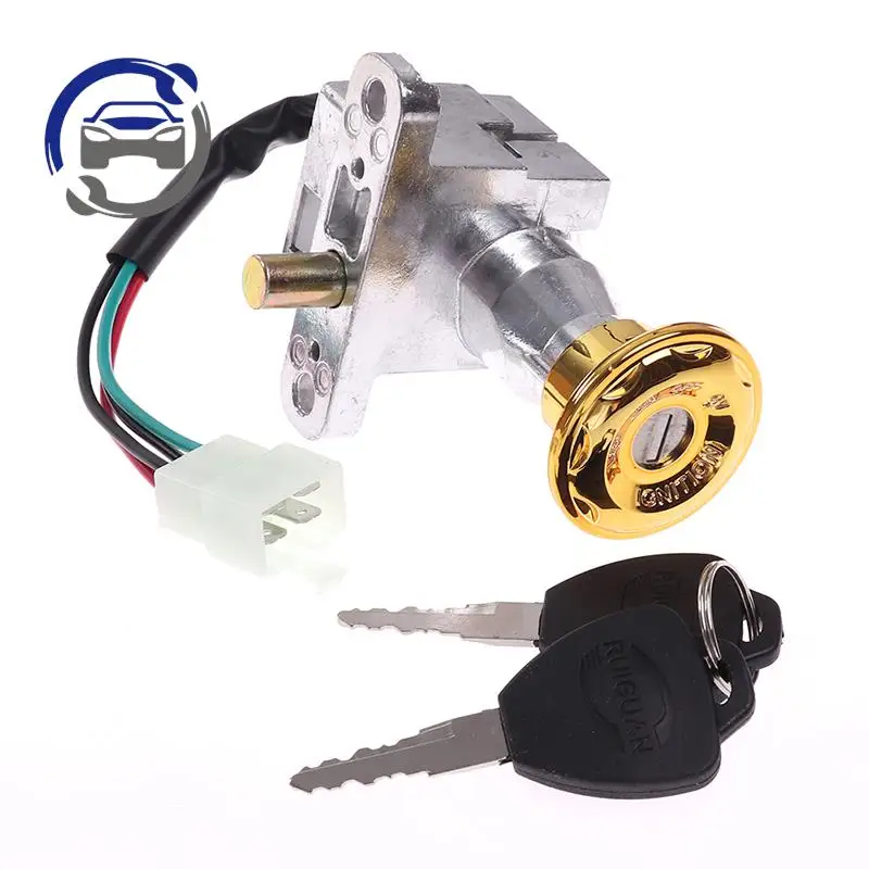 

High Performance Universal Battery Mini Lock with 2 keys For Motorcycle Electric Bike Scooter E-bike Electric Lock