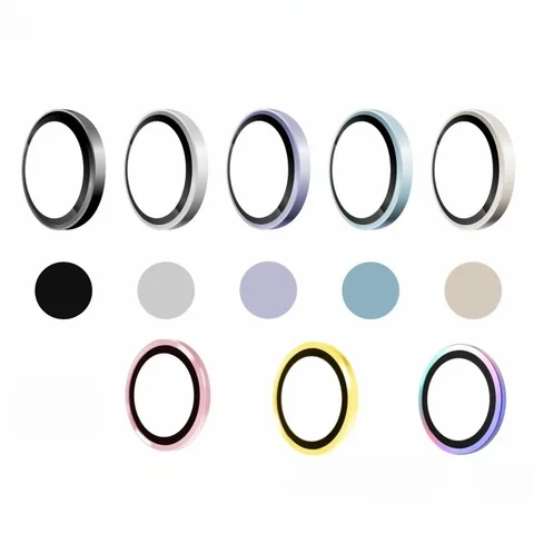 Новое Металлическое Кольцо Для Камеры + Защитное Стекло Для Объектива Для Apple iPad A16 10.9' Air7 11 13 M3 4/5/6 Mini 7/6 -...