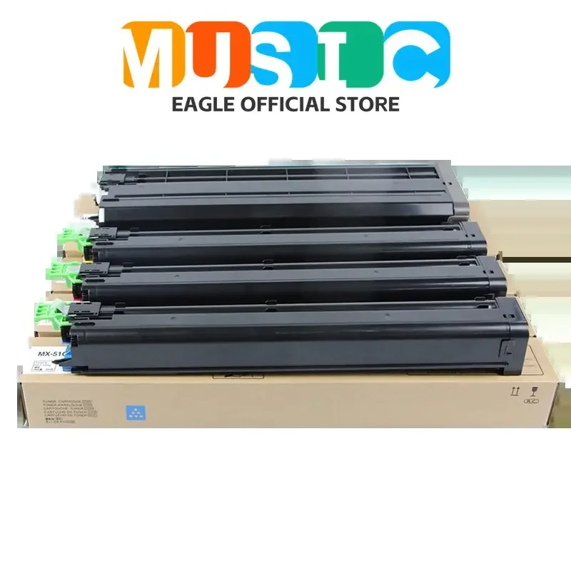 1 шт. тонер-картридж MX51 для Sharp MX-4110 N4111 4112 4140 4141 5110 5111 5140 5141MX-4128 4148 5128 5148 порошок