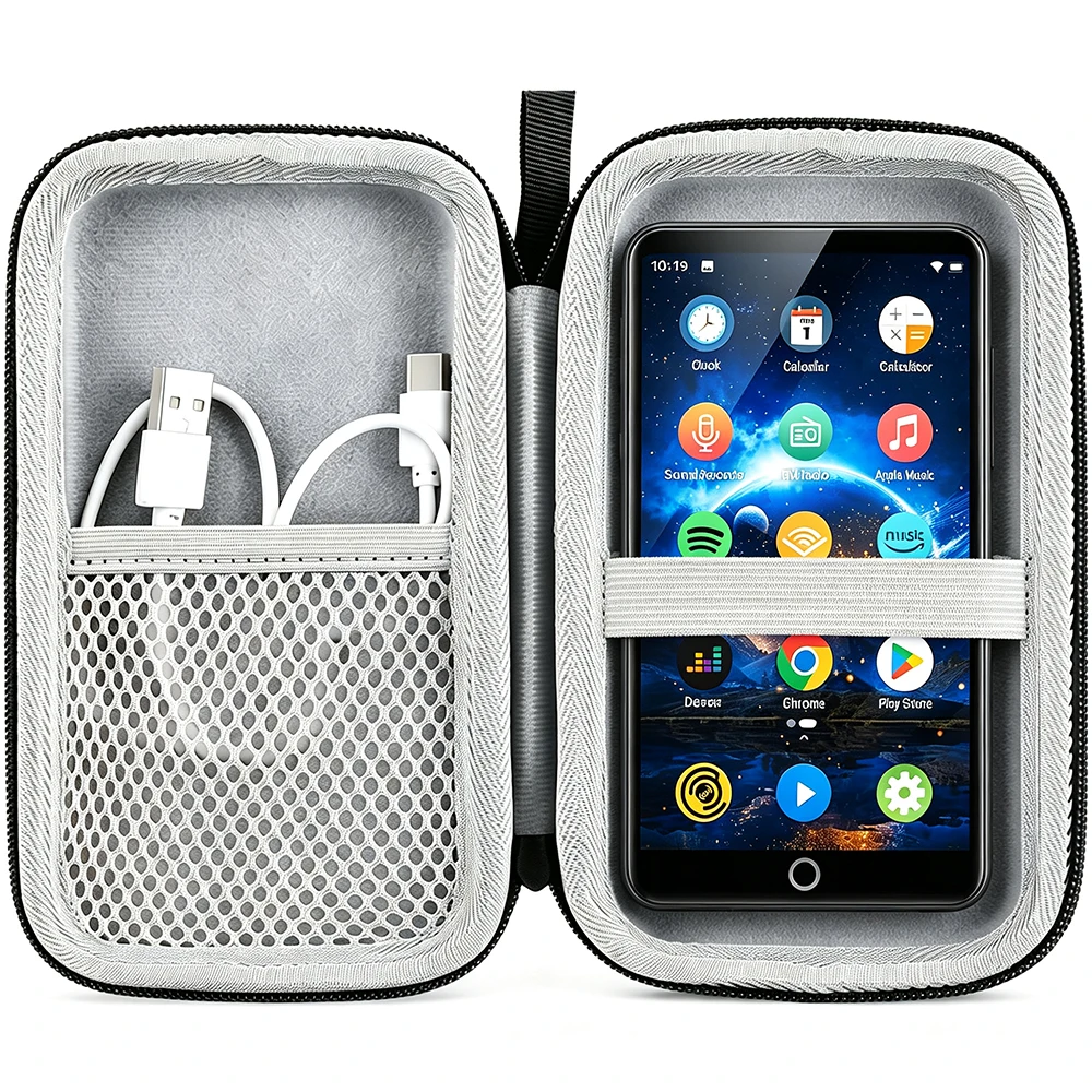 Фото Жесткий защитный чехол из EVA для MP3-плеера MECHEN H1 Pro, ударопрочная дорожная сумка для хранения для Mechen H10 №1