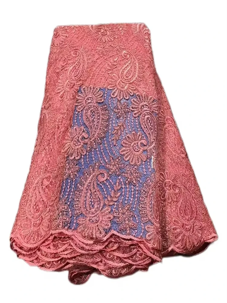 Африканская кружевная ткань нигерийская свадьба вышитые блестками французский