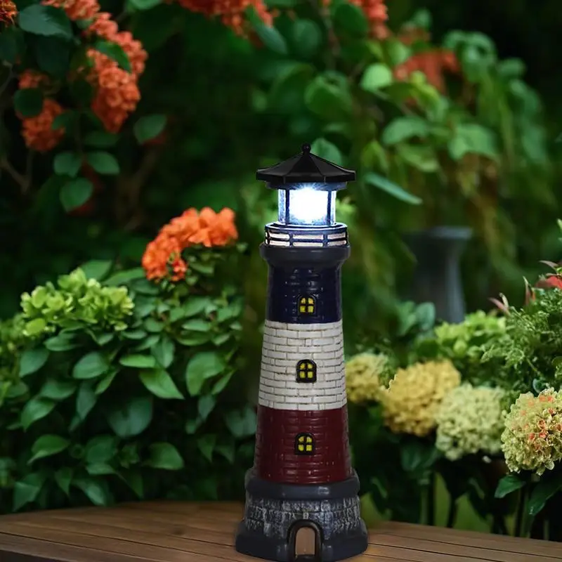 Наружная Статуэтка из смолы на солнечной батарее