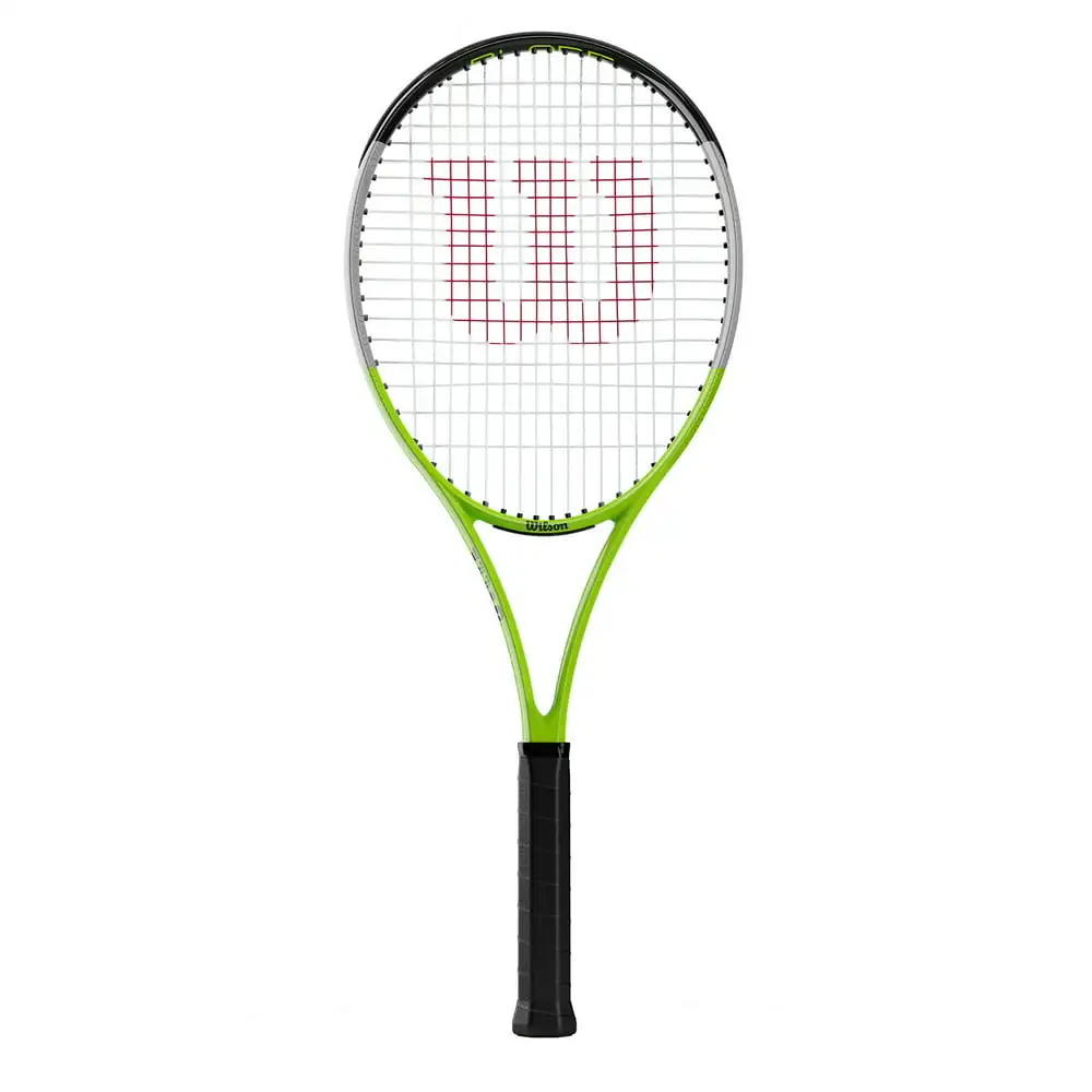 Blade Feel RXT 105 Adult Tennis Racket - Green/Grey, Grip Size 3 - 4 3/8