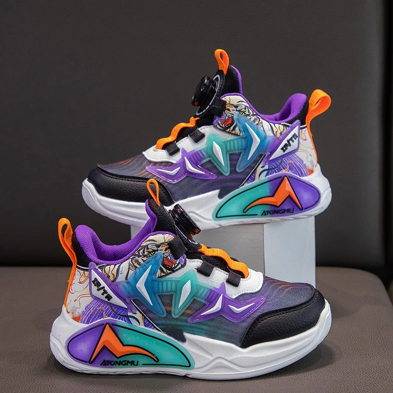 

Кроссовки для мальчиков, Нескользящие, на шнуровке