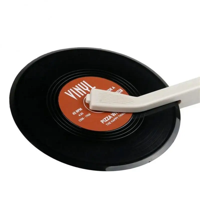 Wheel Scissor Abs Spin Portable Record Design Professional Bakeware Pizza Cutter Creative Kitchen Accessories Pizza Tool