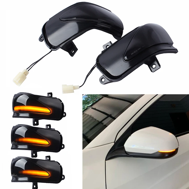 

Side Mirror LED Dynamic Turn Signal Light Sequential For Honda Odyssey City CR-V Fit Jazz Accord Spirior Hybrid XRV Vezel 2pcs