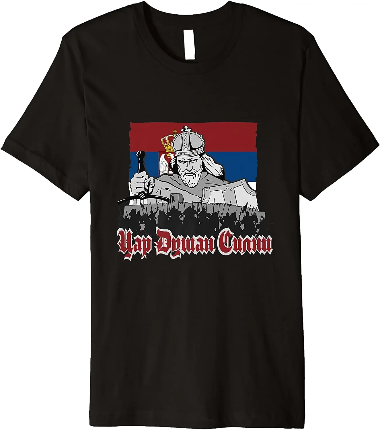 Оtacbina с автомобилем Dusan Silni | Футболка сербской одеждой новая повседневная летняя