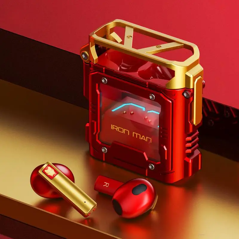 

BTMV08 Marvel Co Branded Bluetooth Headset TWS5.1 Wireless Bluetooth Headset Touch Semi In Ear Sports Headset