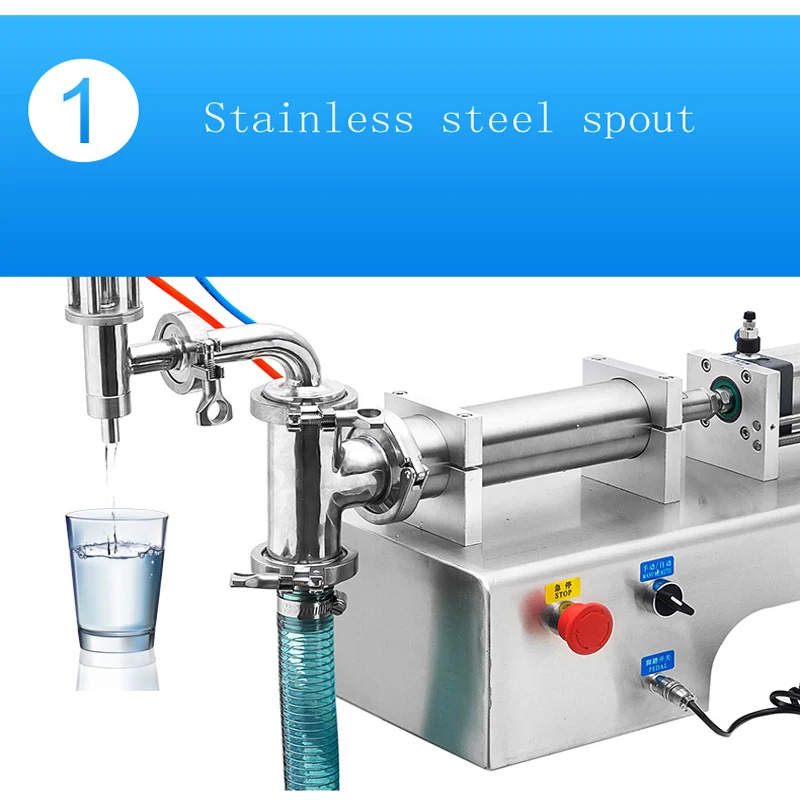 Одноголовочное сопло полуавтоматическая машина для розлива фруктового сока