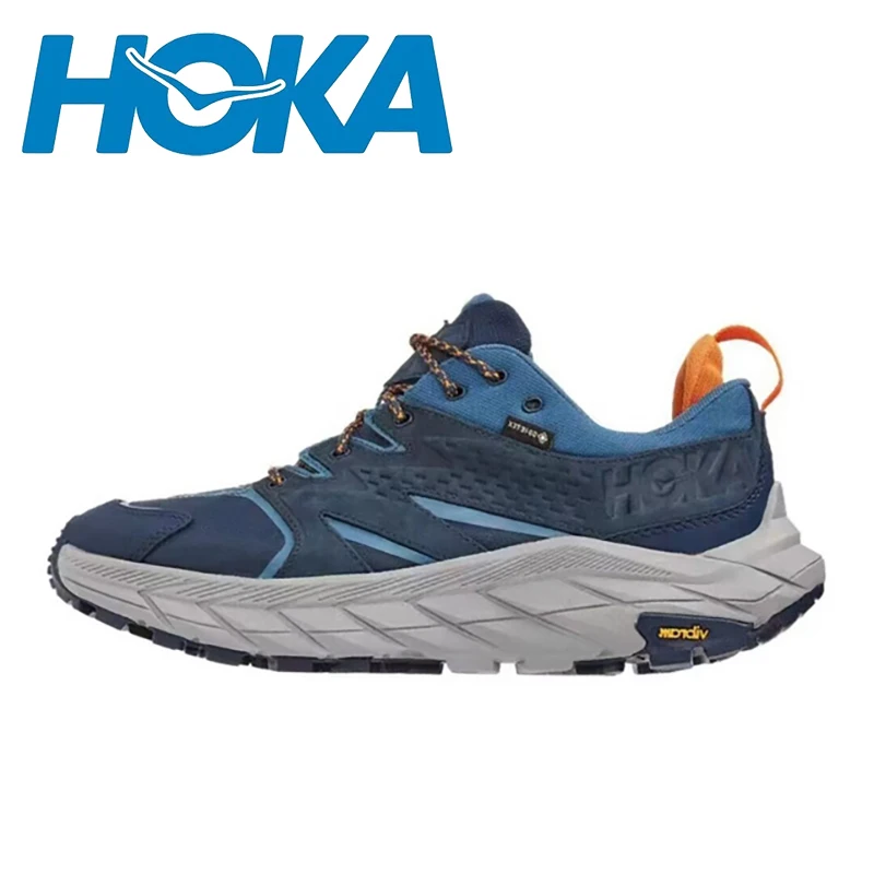 

Original HOKA Anacapa Low Gore-Tex Hiking Boots Breathable Anti Slip Men Women Outdoor Sport Running Sneakers