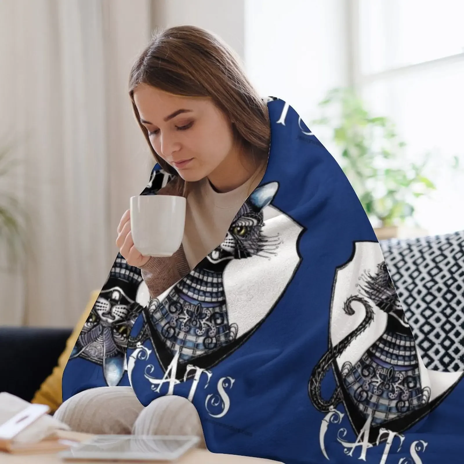 Одеяло с изображением кота Гененг тонкое одеяло для дивана тонкие одеяла