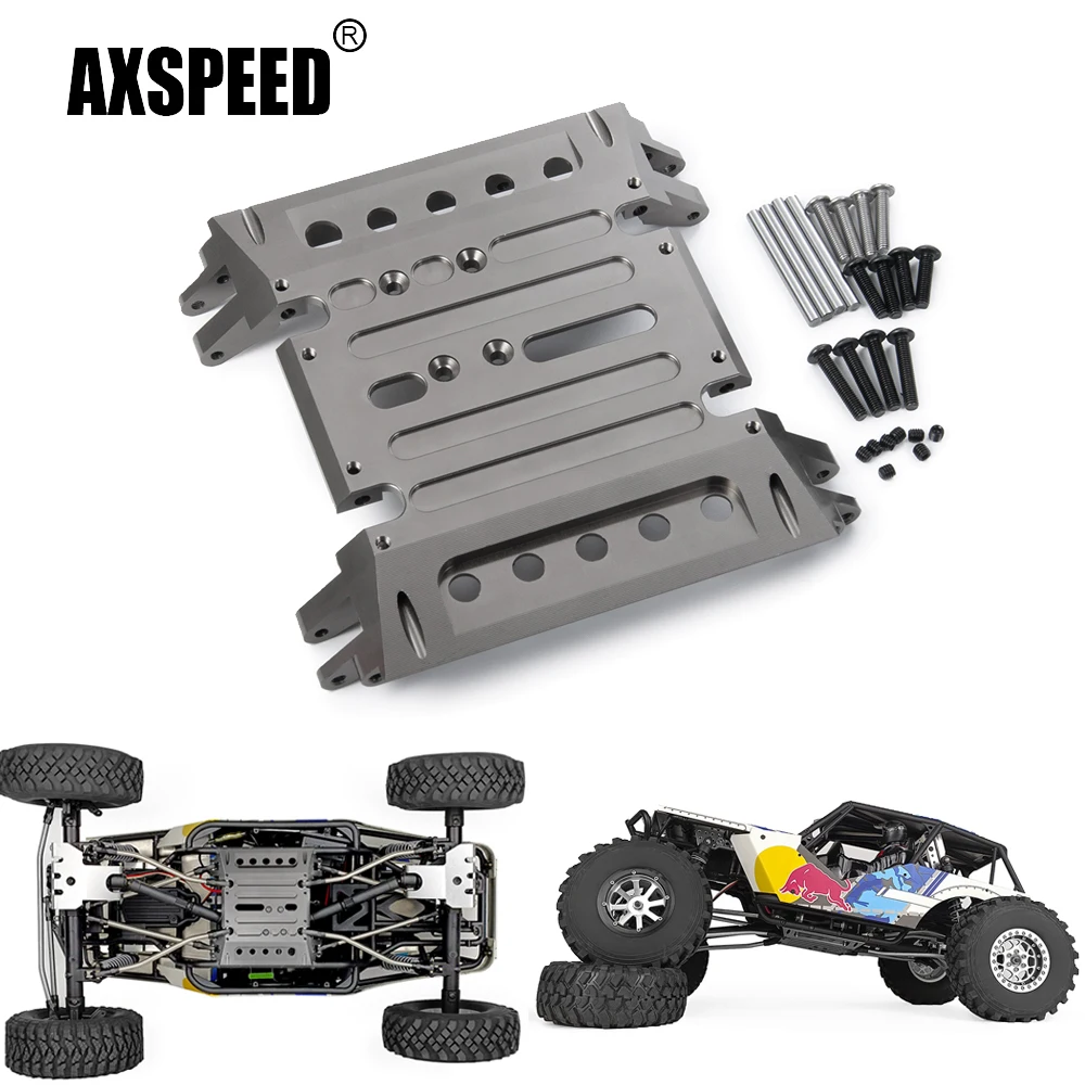 

AXSPEED, алюминиевый сплав, задняя защита, противоскользящая пластина для Axial Wraith 90048 1/10 RC Crawler Car Truck, запчасти для моделей грузовиков