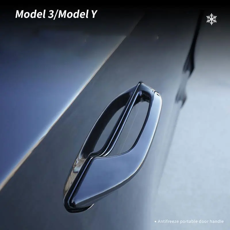 

4pcs Bonding Door Handle Protection Cover For Tesla Model 3 Model Y 2023 Car Firm Antifreeze Modification Accessories ABS Handle