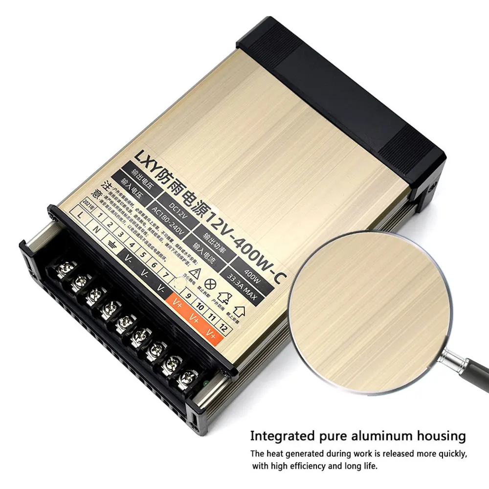 Трансформатор для светодиодного источника питания уличный непромокаемый от 220 В