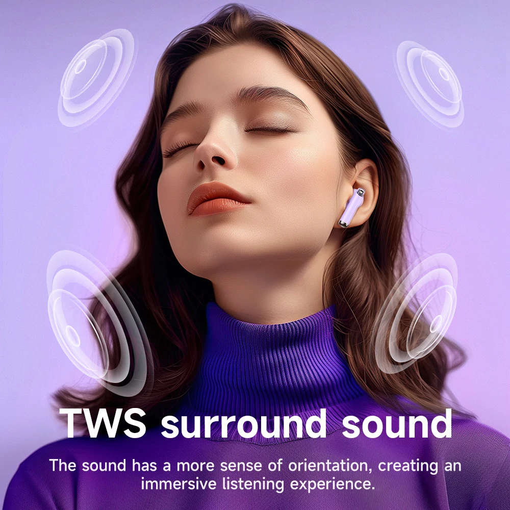 HOCO EQ12 TWS Беспроводные наушники Bluetooth с сенсорным управлением для звонков