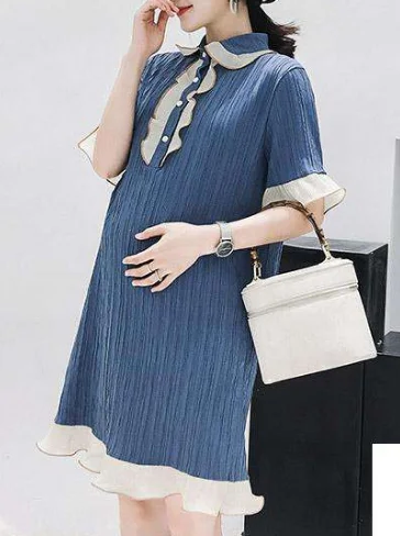 

2022 Maternity Girl New Big Shirt Size T Shirt Clothes Pregnant green Women Baby Funny Mom