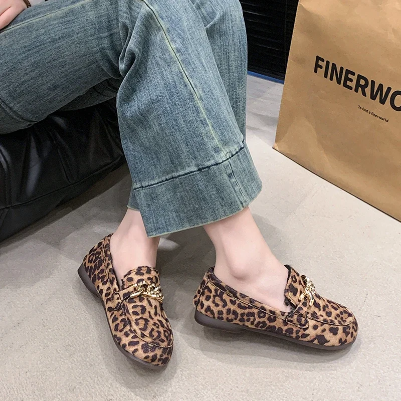 Женская обувь 2024 брендовые лоферы женские туфли на плоской подошве модные