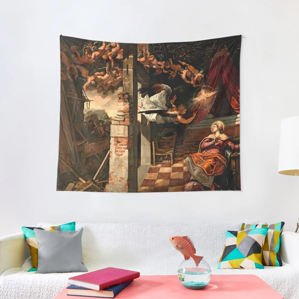 Настенный гобелен Tintoretto (Jacopo Robusti) Annunciation 100% полиэстер