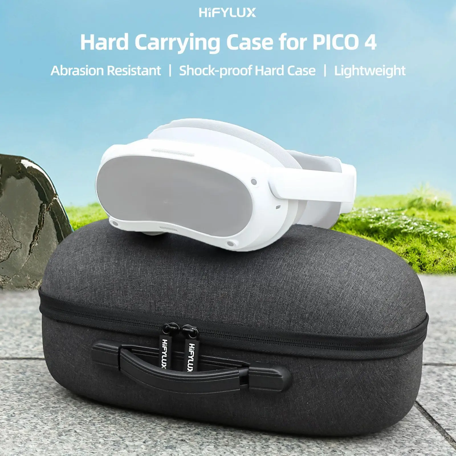 

Сумка для переноски, Чехол для очков VR, дорожная сумка для хранения, жесткий Контейнер для хранения EVA для PICO 4, сумка для хранения, чехол для п...