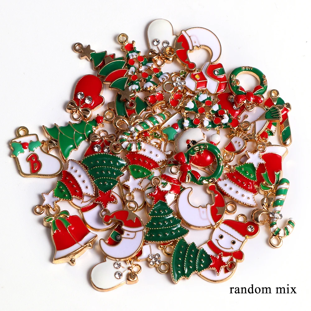 

Рождественские подвески из металла 10 шт