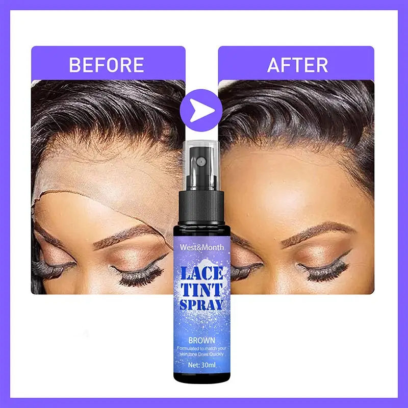 30ml Lace Tint Spray Lace Front Wigs Waterproof Lace Tint Sp