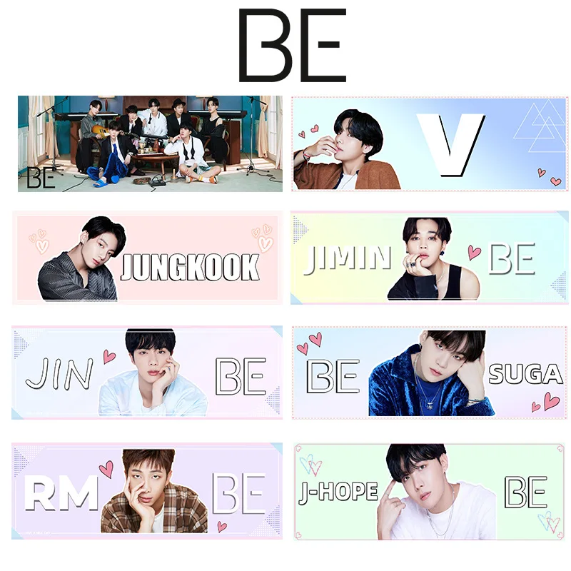 

Kpop оптовая продажа новый альбом Bangtan Boys прокручивающийся вручную баннер с принтом ручной баннер подарок для косплея JUNGKOOK JIMIN SUGA коллекционн...