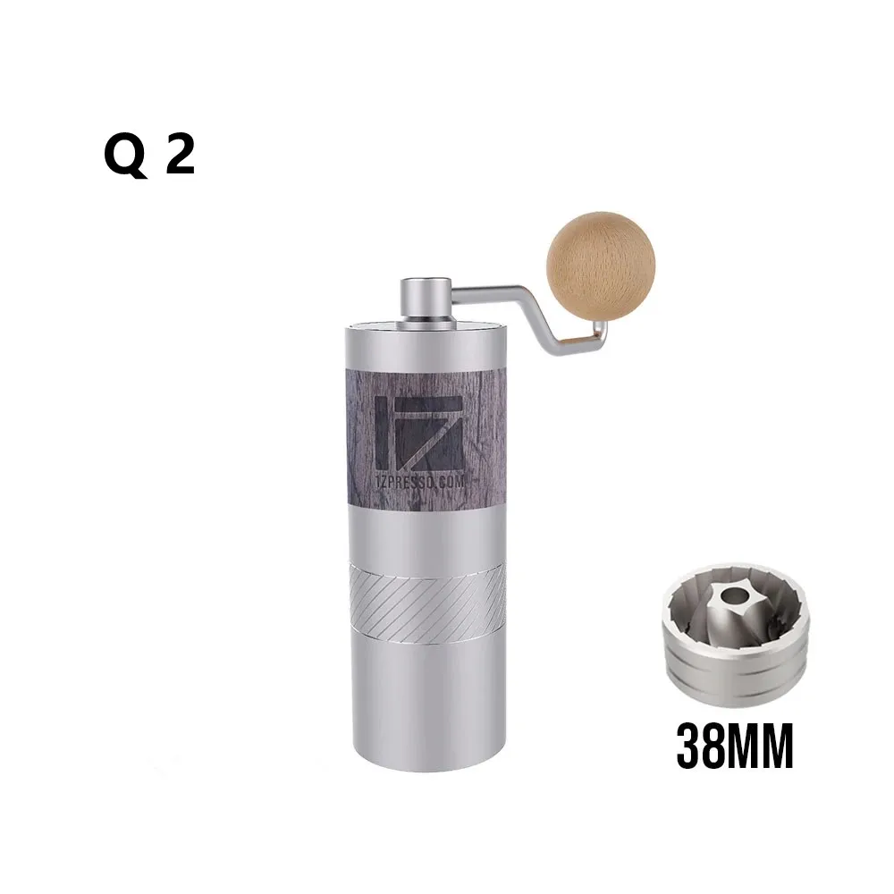 

1zpresso Q2 NEW Aluminum alloy portable coffee grinder mini coffee mill grinding core super manual coffee bearing recommend