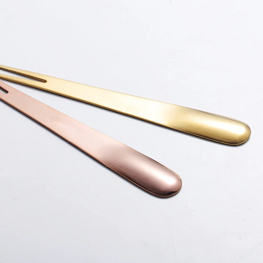 5 шт. вилка из нержавеющей стали с 2 понгами простые выборки для фруктовых салата