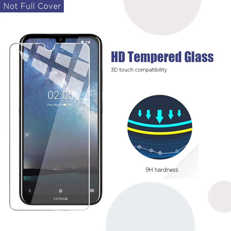 Screen Protector for Nokia 5.3 2.3 1.3 5 5.1 4 4.2 3.2 Protective Glass on 6 6.1 Plus 6.2 1 2 3 3.1A 3.1C Phone |