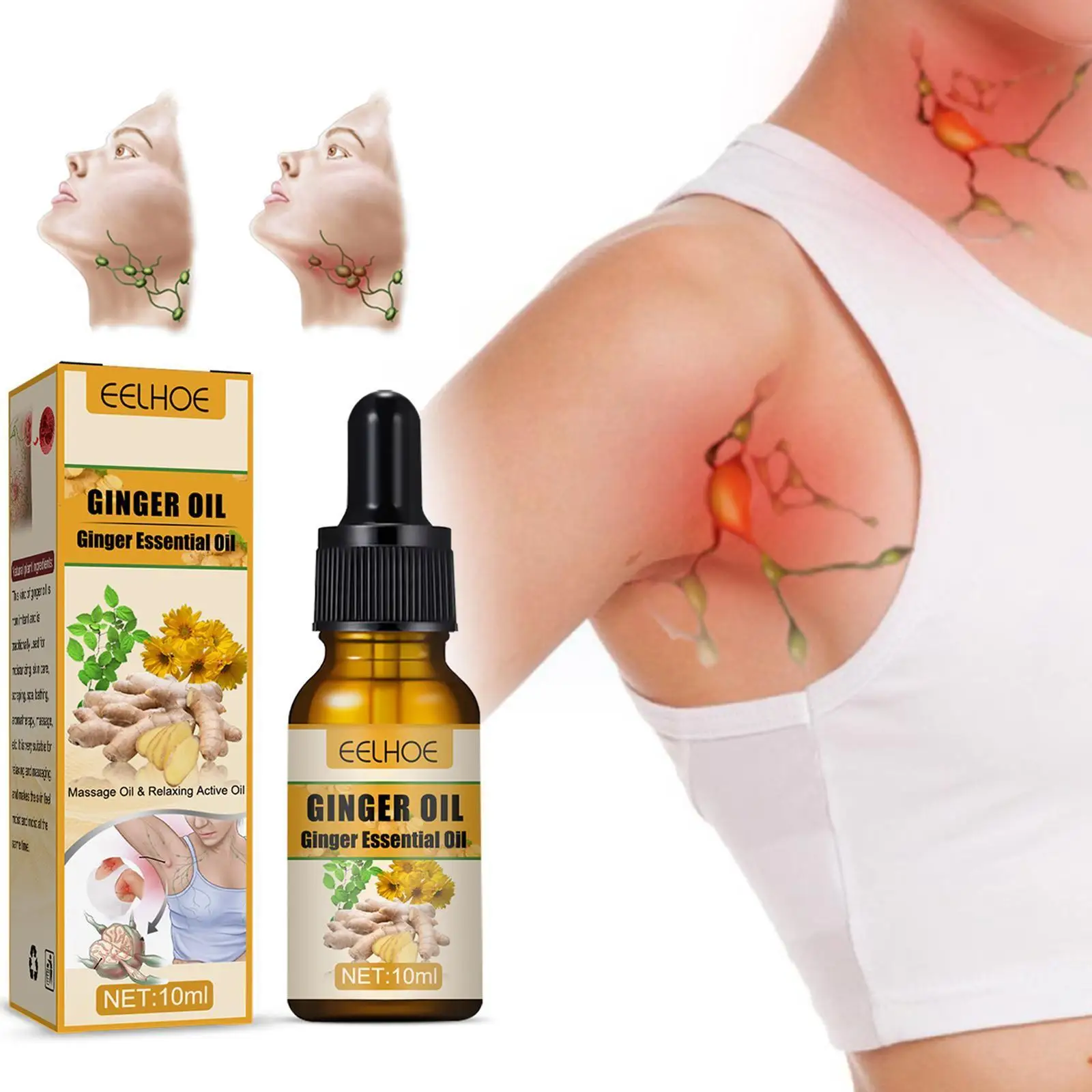 

Eelhoe Ginger Slimming Essential Oil Slimming Fat Mass Massage Slimming Oil Fat Beauty Care Body Oil Burning Health Care Ma H1N9