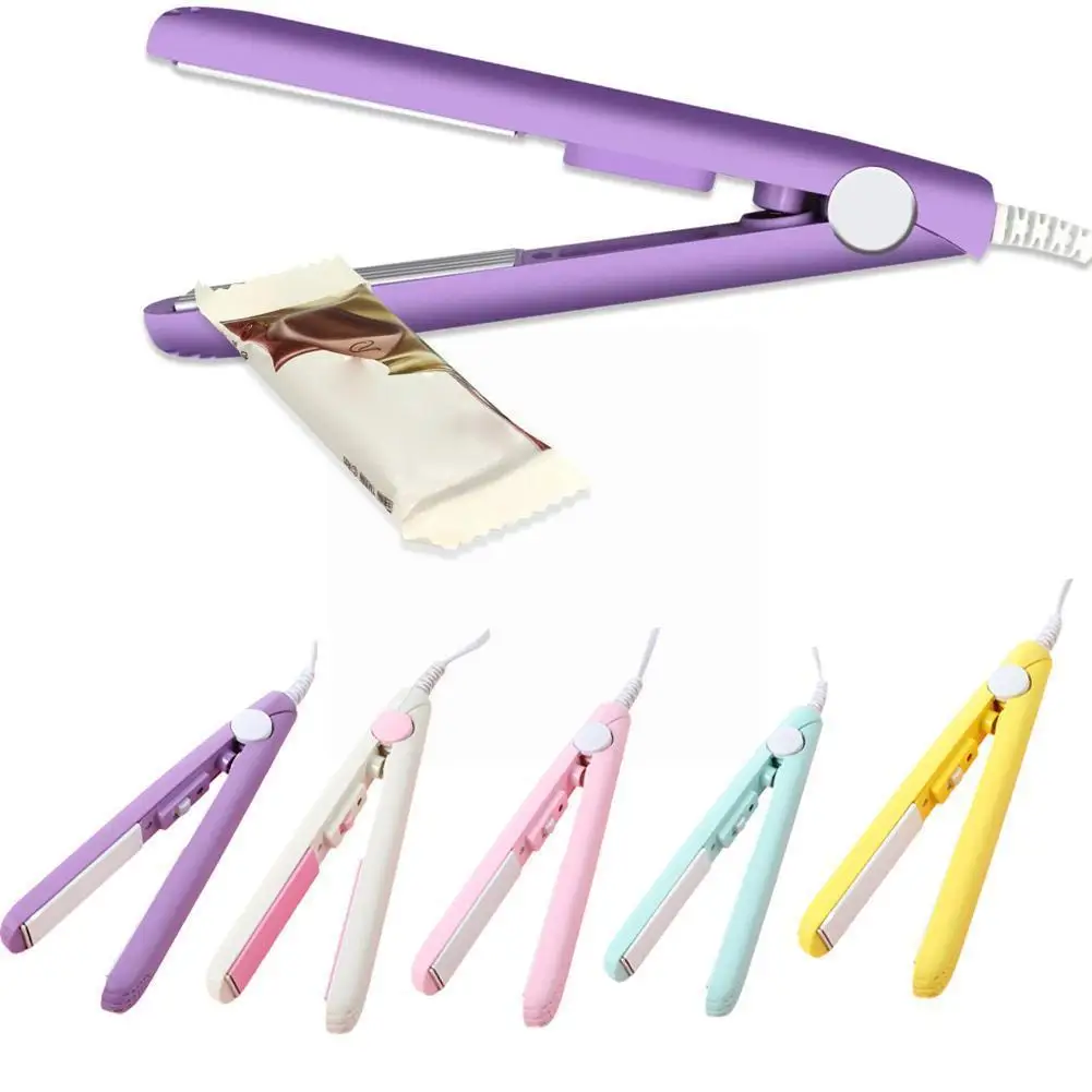 

Mini Portable Heat Sealing Machine Food Vacuum Sealer Packing Handheld Sealer Food Plastic Impulse Clips Seal Bag Household K9a0