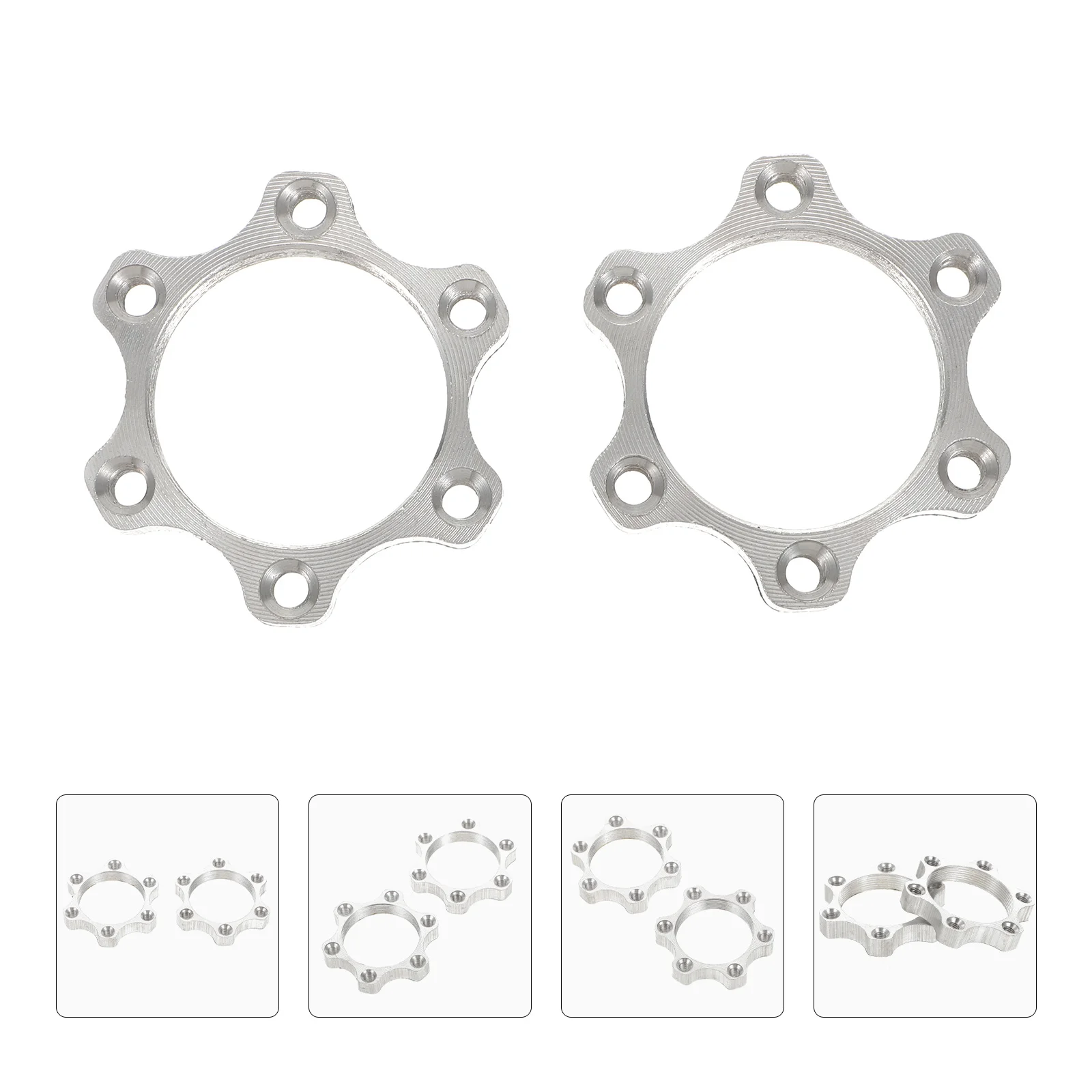 

2Pcs Practical Convenient Durable Rustproof Stable Bike Hub Adapters Bicycles Accessories