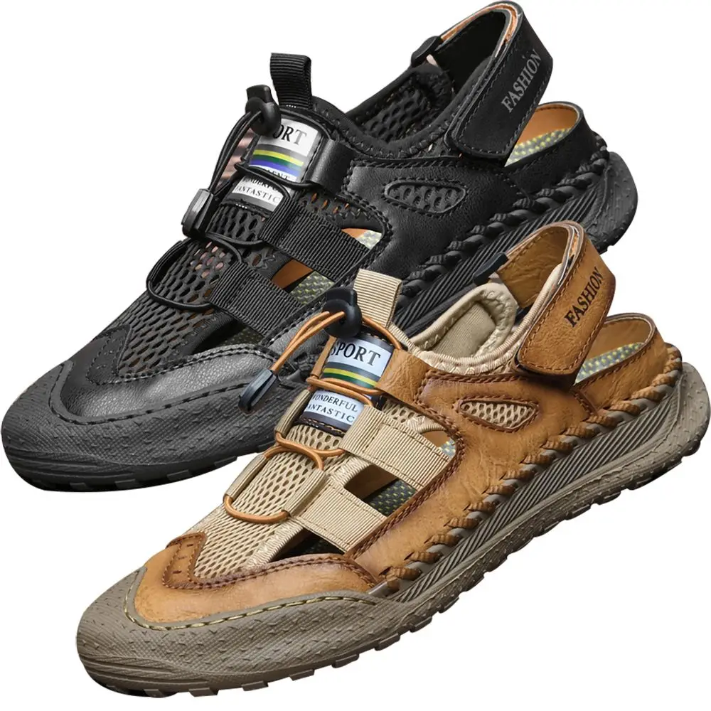 

Non-slip Beach Sandals , 2022 New Fashion Men Casual Vintage Sandals , Summer Outdoor Breathable Flip-flops Slippers for Male