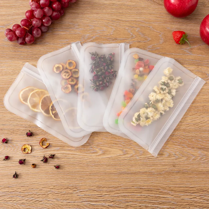 

Spot PEVA Food Preservation Bag Food Self Sealing Bag Refrigerator Refrigeration Storage Bag PEVA Snack Sealing Bag
