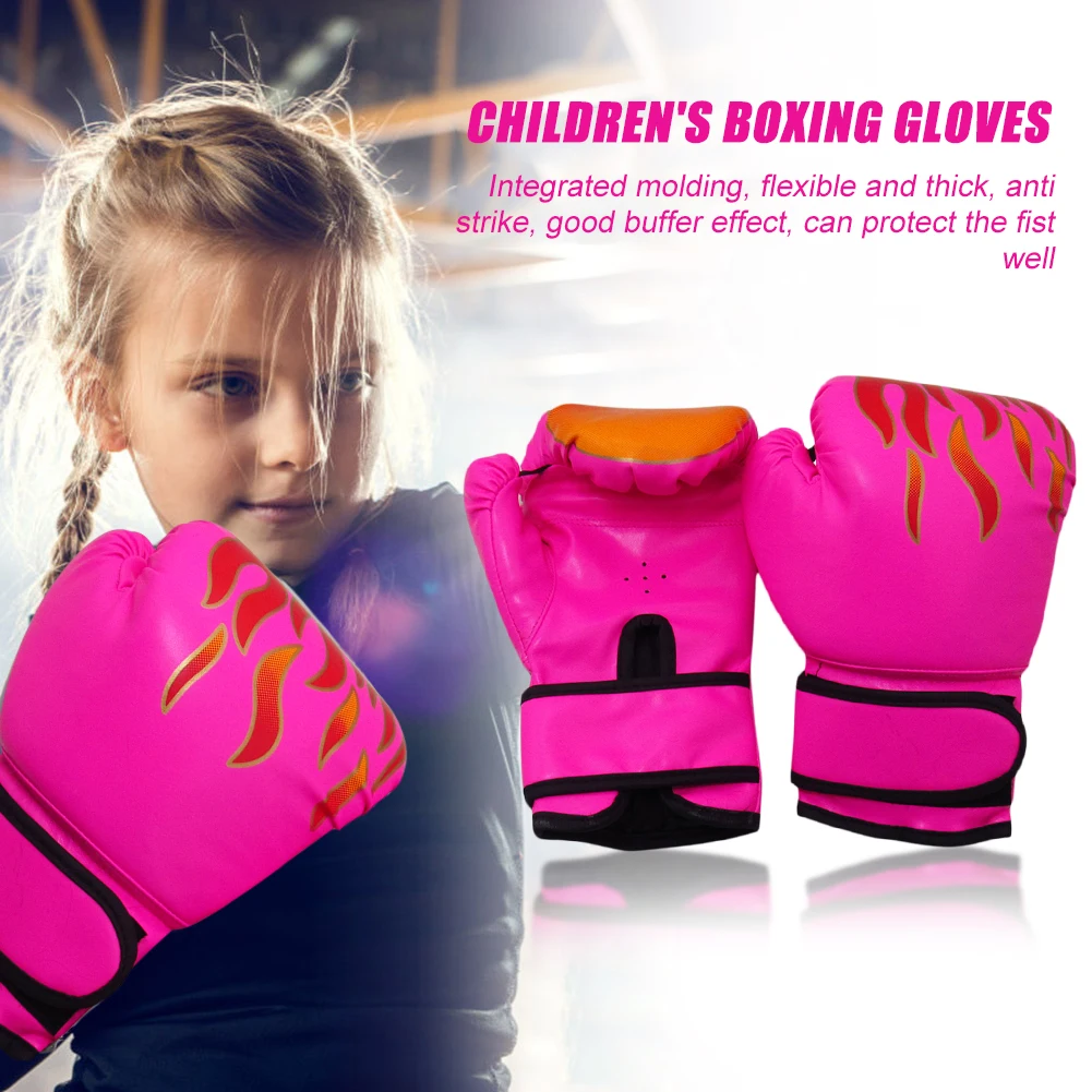 

1 Pair Kids Children Boxing Gloves Professional Mesh Breathable Train Glove Professional child Breathable Sparring mma Glove
