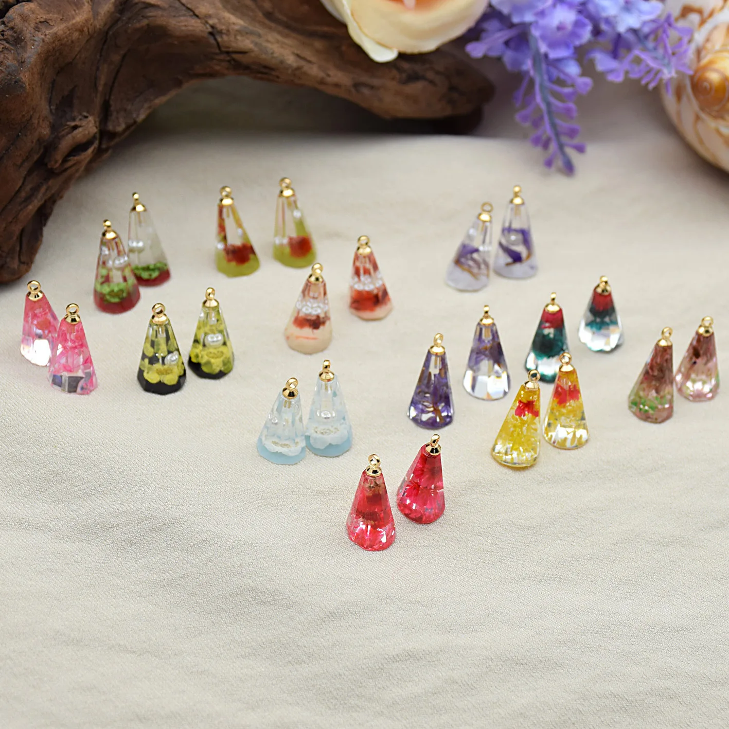 

6 шт./партия, подвески для искусственной сушеных цветов