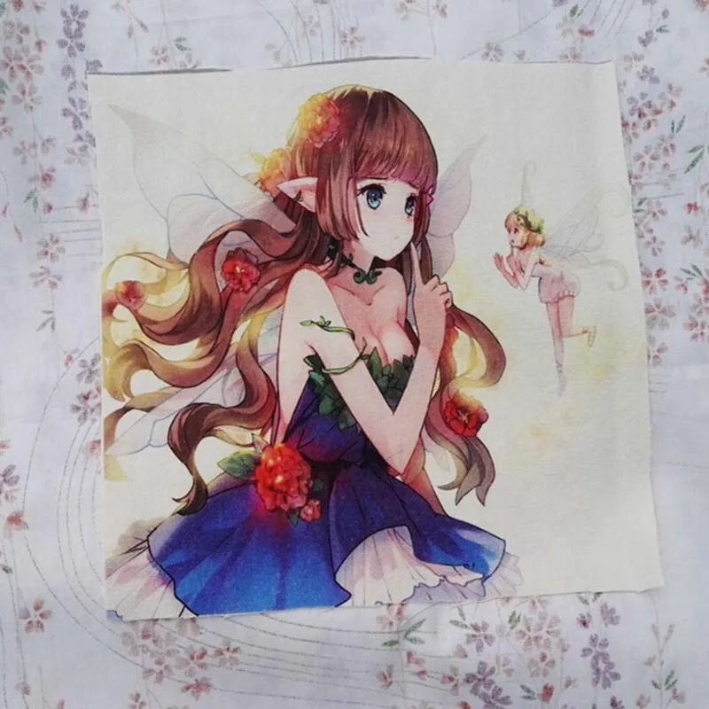 5 шт./лот 18*18 см красивый маленький ангел с цветочным узором для девочек 100%