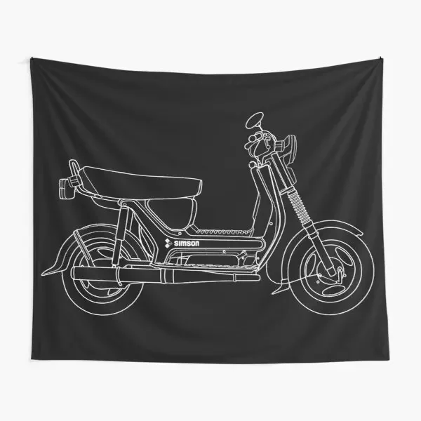 Simson Sr50 самокат лучший дизайн футболок гобелен домашнее полотенце одеяло коврик