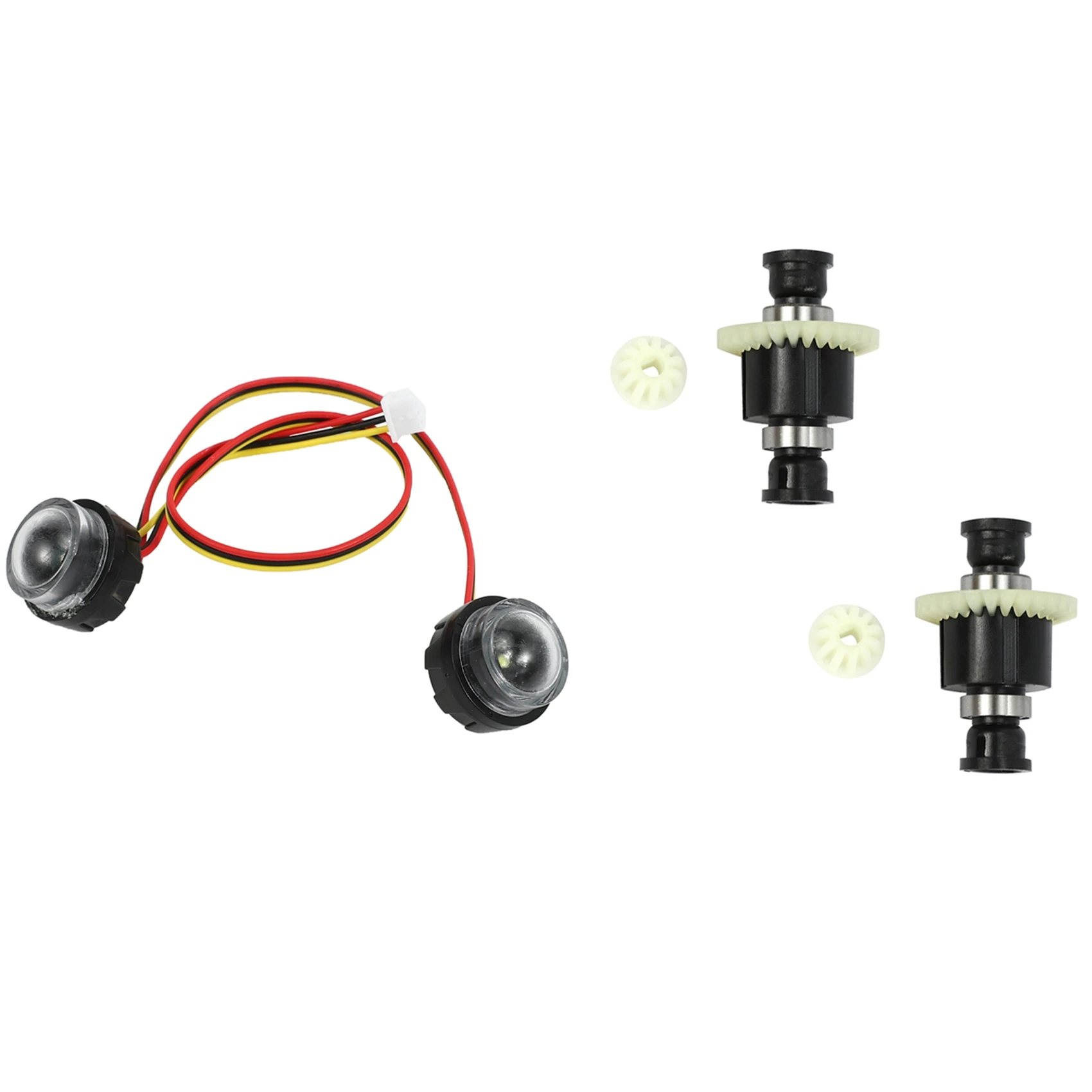 

1X передний светодиодный фонарь для SG 1603 SG 1604 SG1603 SG1604 1/16 и 2 шт. дифференциала в сборе для радиоуправляемого автомобиля