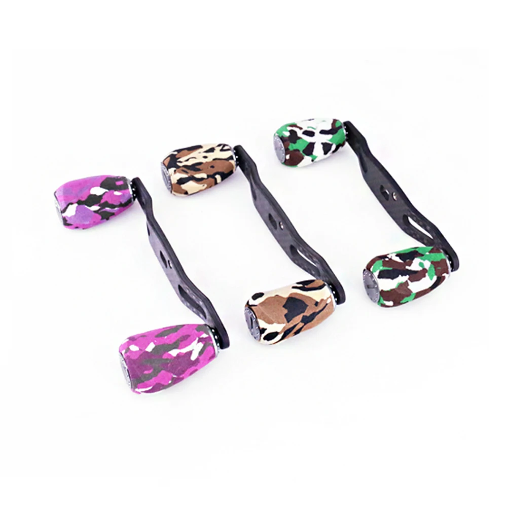 

Lightweight Carbon Fiber Fishing Reel Handle EVA Soft Knob for Baitcasting Reel DIY Fish Accessories Fishing Reel Rocker Arm