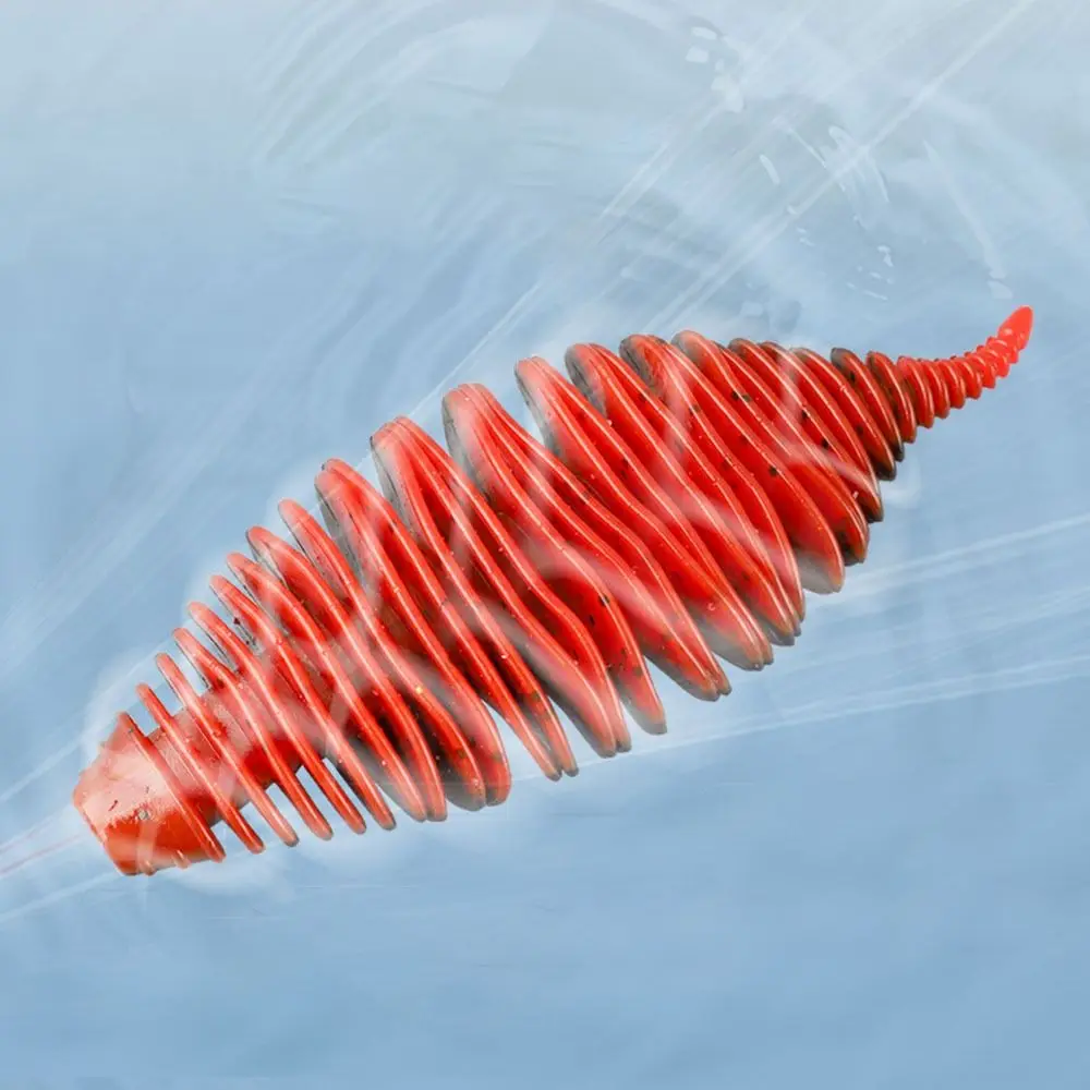 Силиконовая рыболовная приманка с сильфоном Мягкая в виде креветки медленно