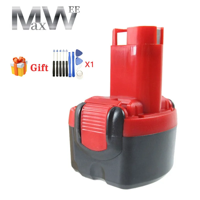 

Аккумуляторная батарея BAT048 9,6 в 2000 мАч Ni-MH, аккумулятор для электроинструментов Bosch 1661 GDR9.6V Bosch PSR 960 BH984 BAT048 BAT119 L50